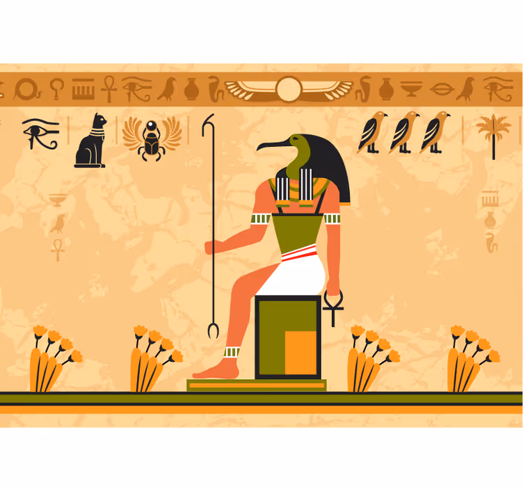 Beige roller blind khonsu - TenStickers