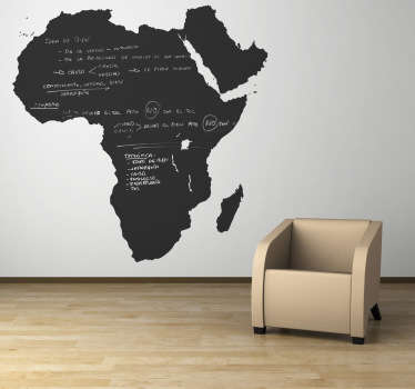Africa Blackboard Sticker