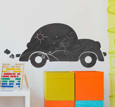 Car Chalkboard Wall Sticker