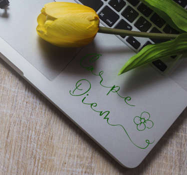 Carpe Diem Laptop Sticker