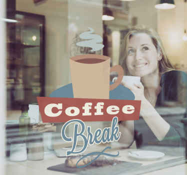 Coffee Break Wall Sticker