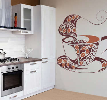Coffee Wall Art Sticker
