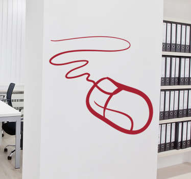 Computer Mouse Wall Sticker