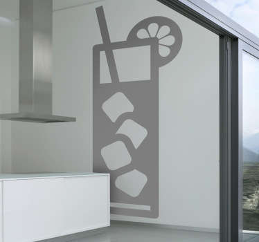 Cooling Drink Wall Sticker