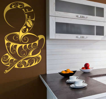 Cup of Coffee Wall Sticker