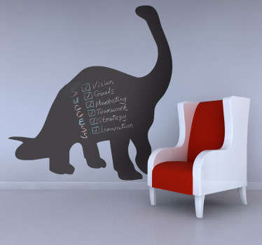 Diplodocus Dinosaur Blackboard Sticker