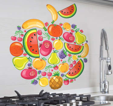 Fruit Collage Wall Sticker