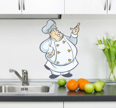 Happy Chef Kitchen Sticker
