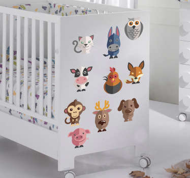 Kids Animal Decal Collection