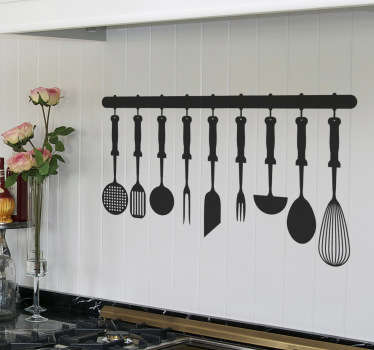Kitchenware Collection Wall Sticker