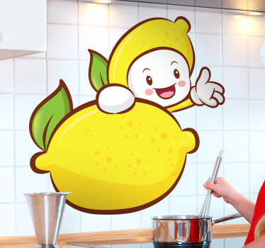 Lemon Kid Wall Sticker