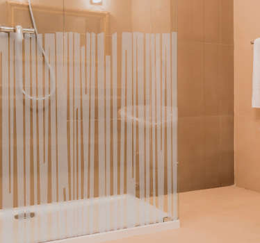 Lines Shower Sticker