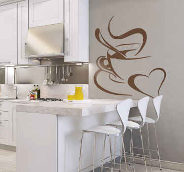 Love Coffee Wall Sticker
