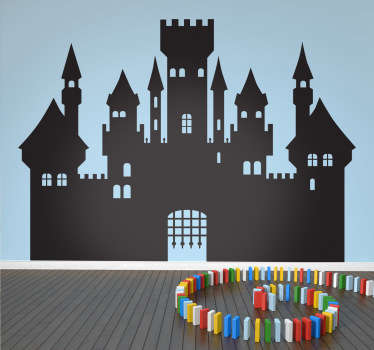 Medieval Silhouette Castle Wall Sticker