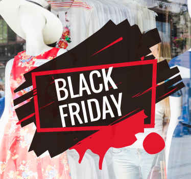 Modern Black Friday Sticker