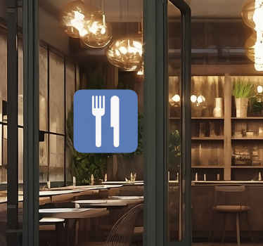 Restaurant Icon Wall Sticker
