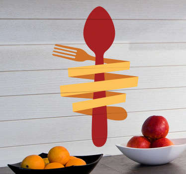 Spoon & Fork Wall Sticker