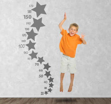 Stars Height Chart Sticker