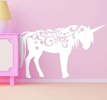 Unicorn Wall Decal for Kids