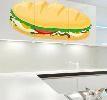 Veggie Sandwich Sticker