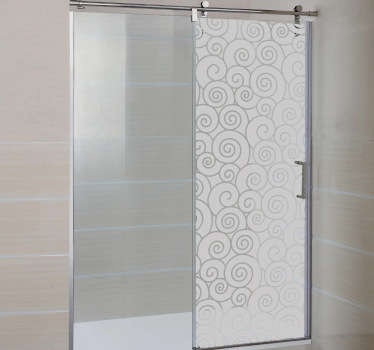 Waves Shower Sticker