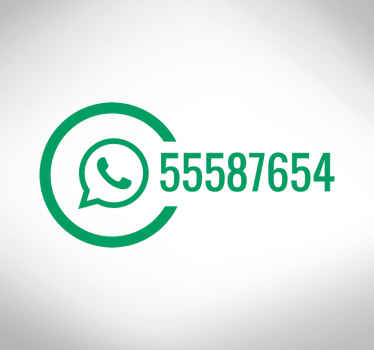 Whatsapp Business Window Sticker