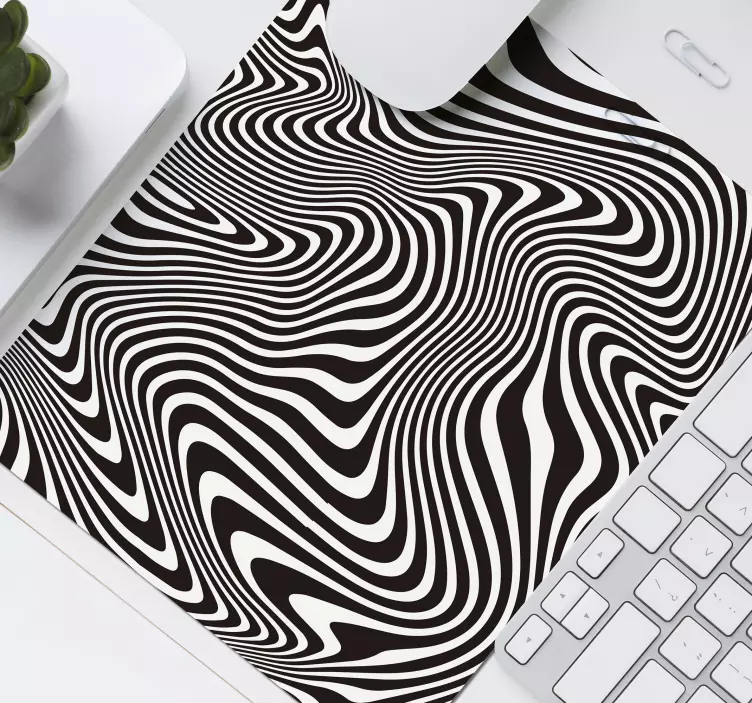 Cool 3D zebra print mouse pad - TenStickers