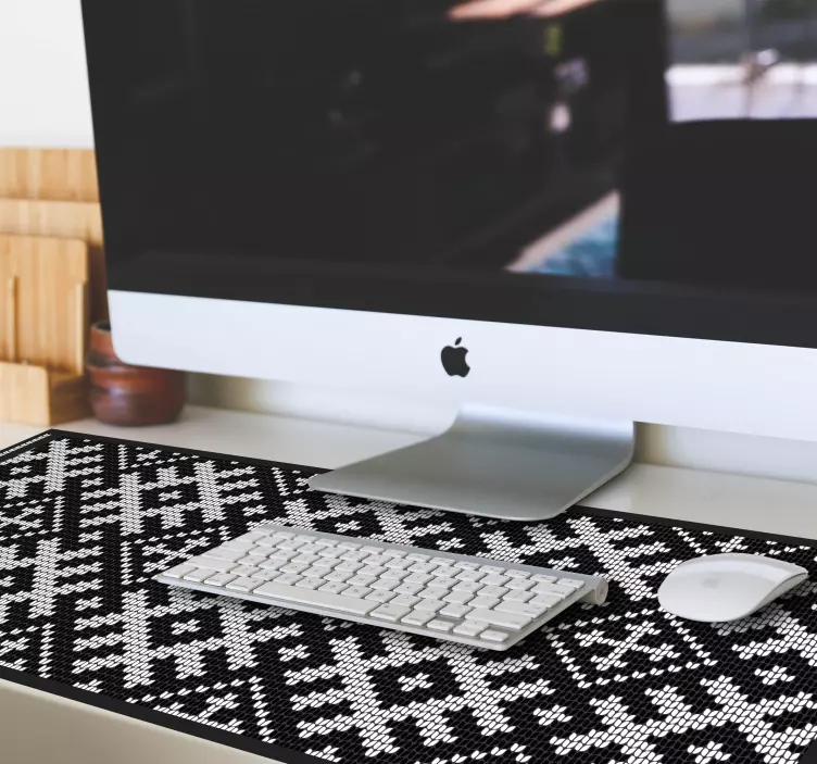 Viking chained pattern mouse pad patterns - TenStickers