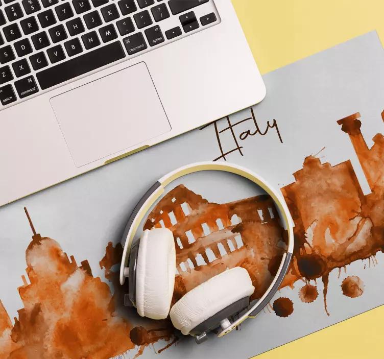 Beautiful skyline of Italy original mouse pad - TenStickers