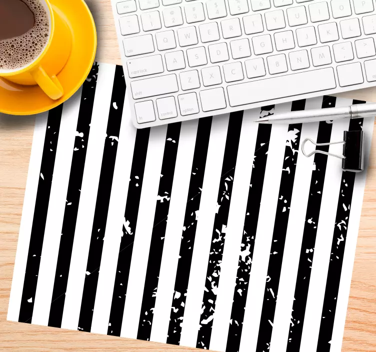Bold Striped Texture mouse pad pattern - TenStickers