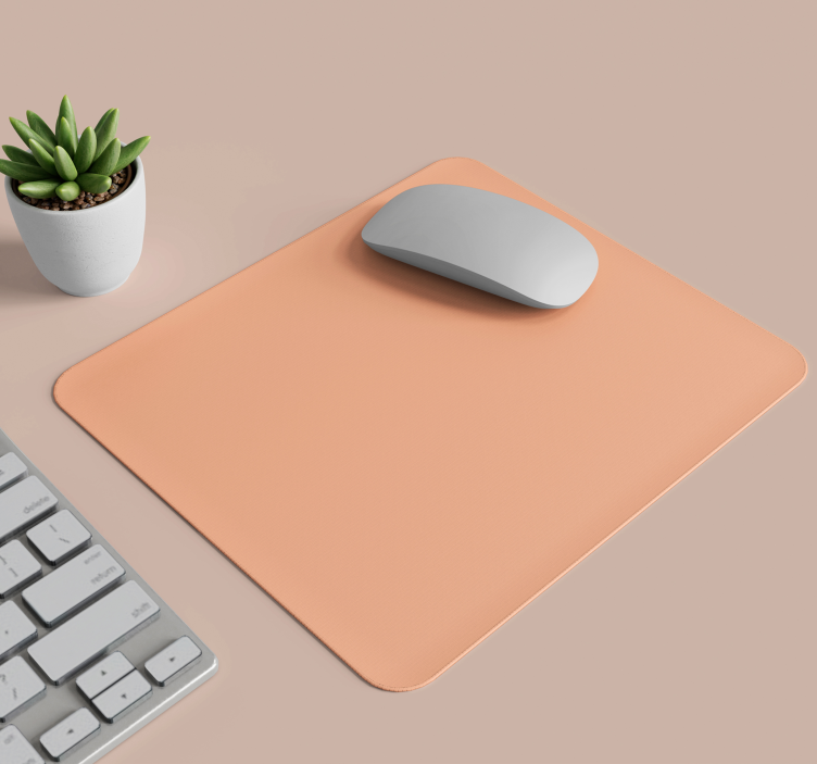 peach fuzz mouse mats - TenStickers