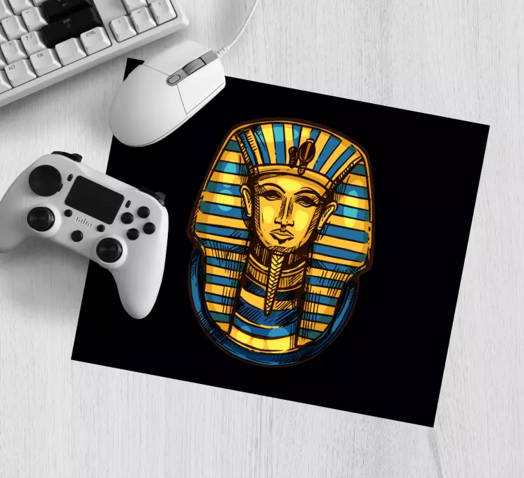 Pharaon head original mouse pad - TenStickers