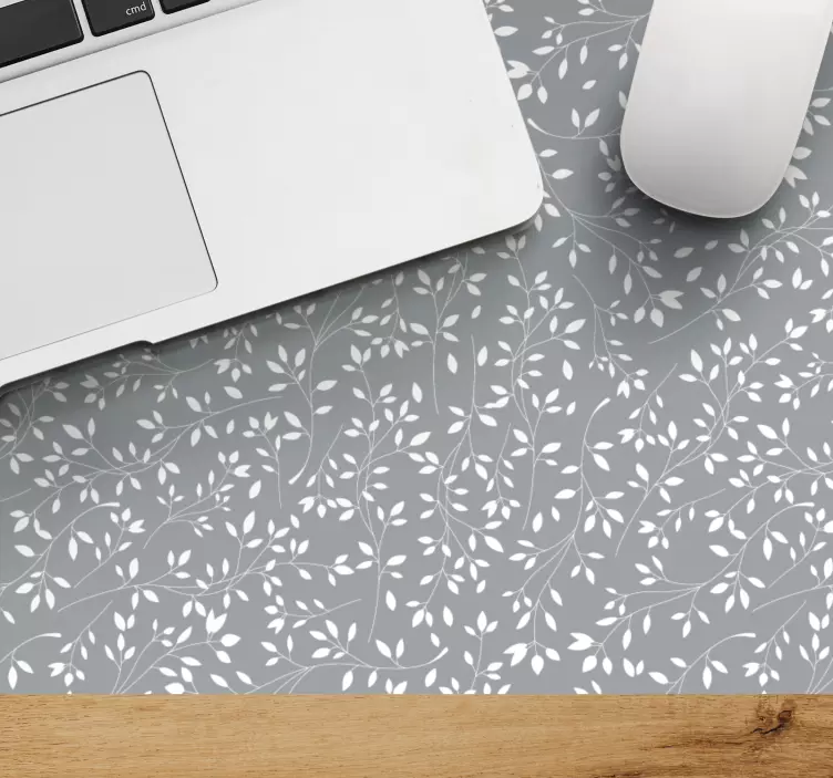 Plants drawing nature pattern mouse pad - TenStickers