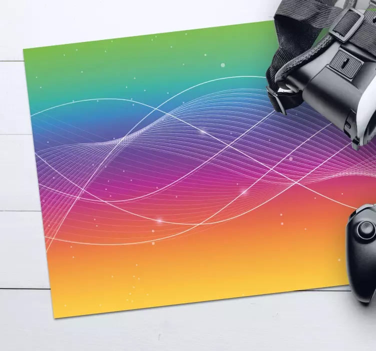 Rainbow Colours gaming mouse pad - TenStickers