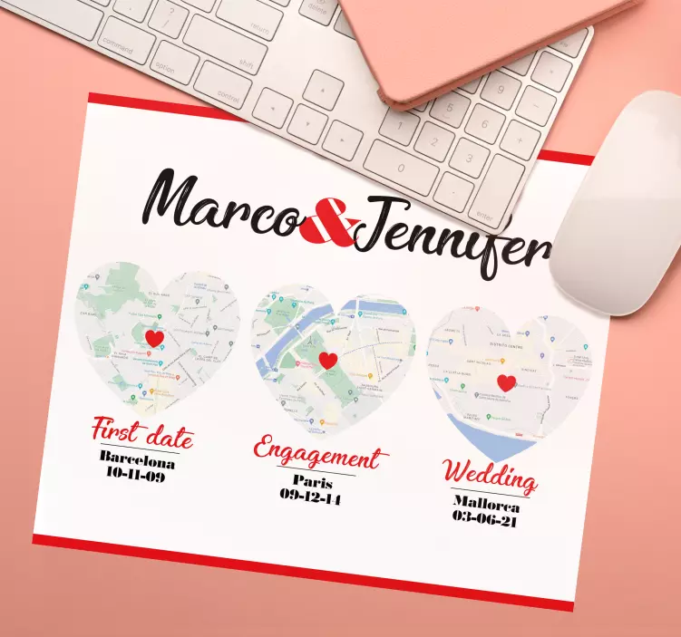 Special moments locations original mouse pad - TenStickers