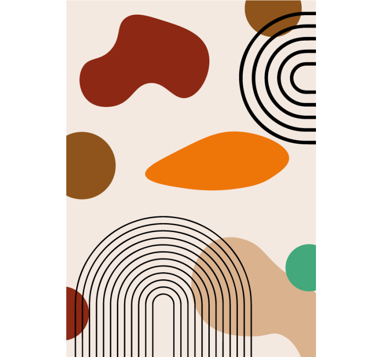 Boho arches bathroom roller blind - TenStickers