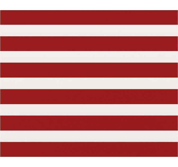 Red horizontal stripes children room roller blind - TenStickers