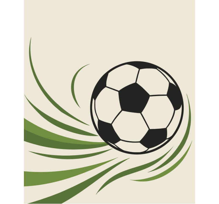 Teenage bedroom roller blind football design - TenStickers