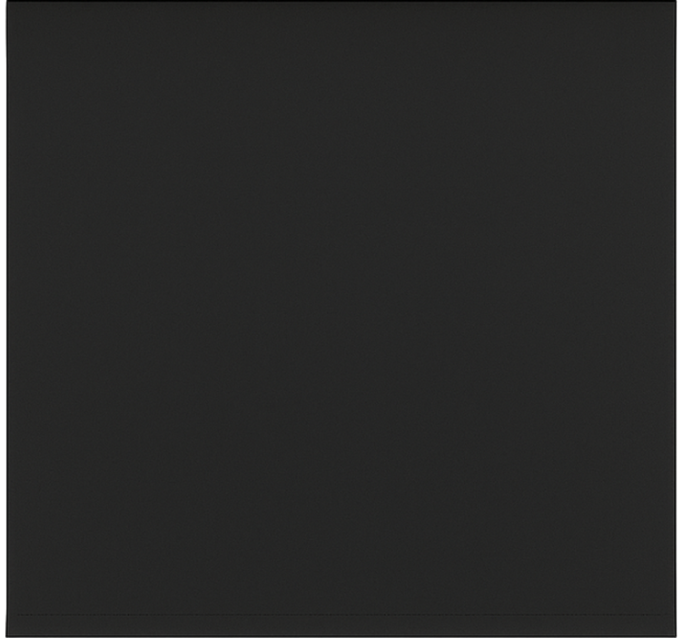 Trendy basic black office roller blind - TenStickers