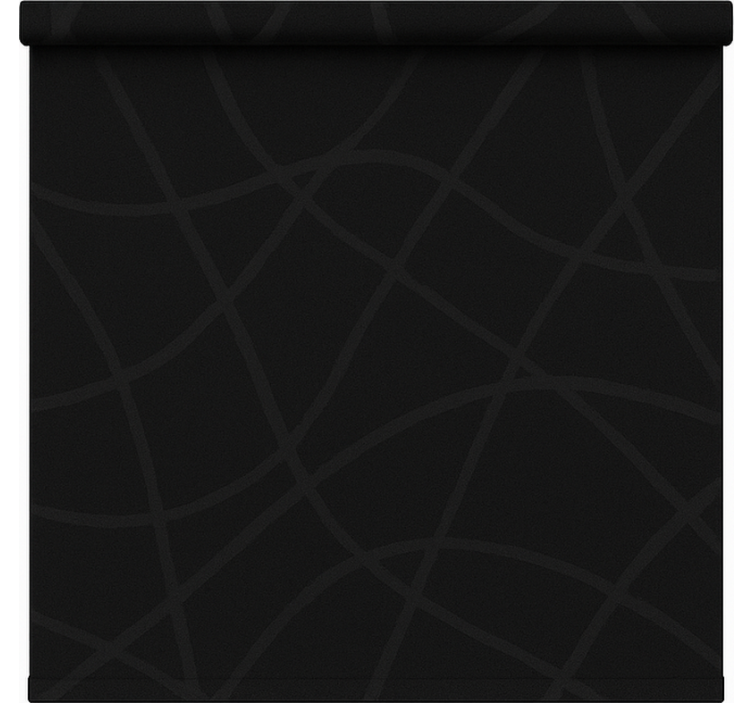 Office roller blind in calming black - TenStickers