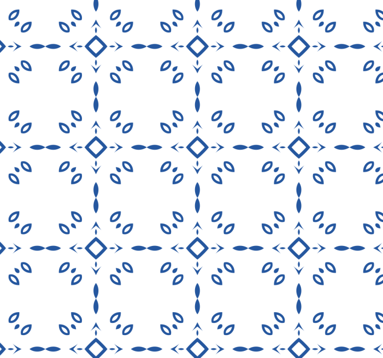 Bathroom roller blind with elegant geometric pattern - TenStickers