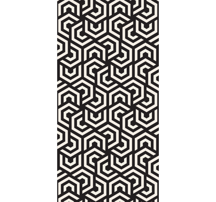 Scottish abstract home office roller blind - TenStickers