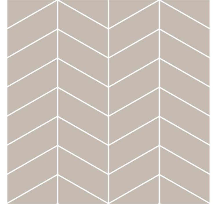 Scandinavian style beige and white kitchen roller blind - TenStickers