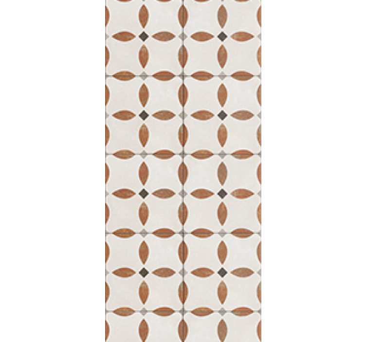 Kitchen roller blind in beige geometric texture - TenStickers