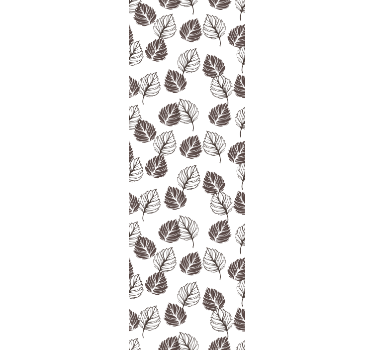 Kitchen roller blind in hoja grey kinfolk pattern - TenStickers
