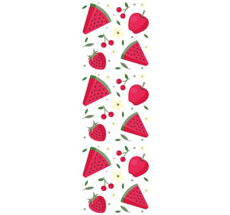 Kitchen roller blind with assorted fruit pattern - TenStickers