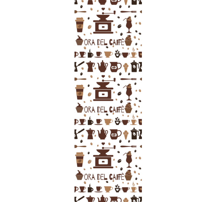 Kitchen roller blind coffee break - TenStickers