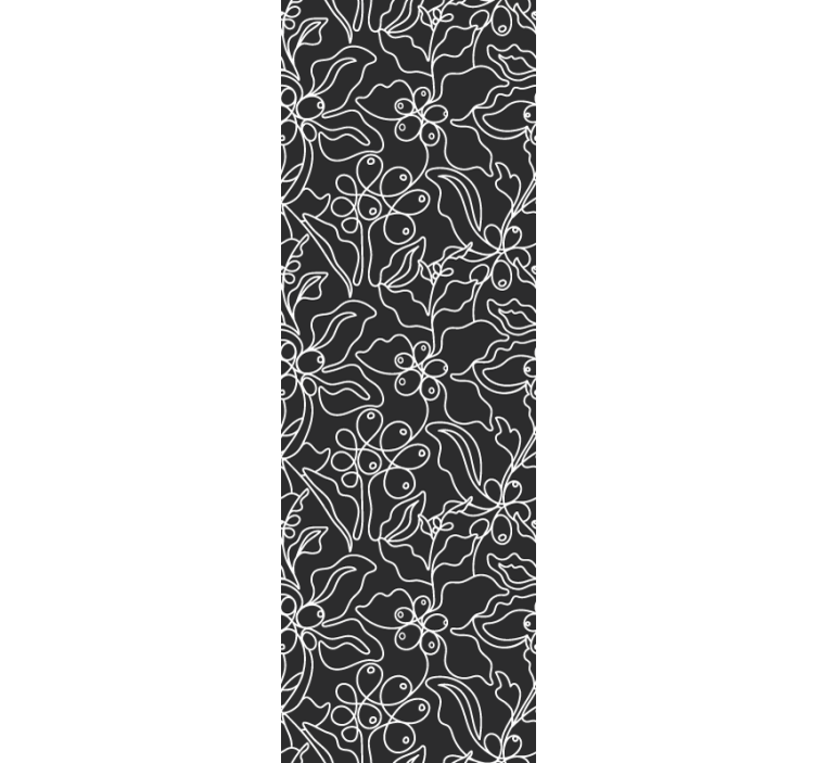 Kitchen roller blind with elegant coffee art design - TenStickers