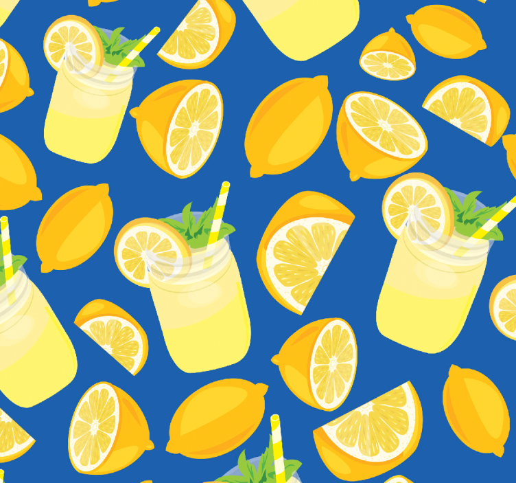 Lemon juice kitchen roller blind - TenStickers