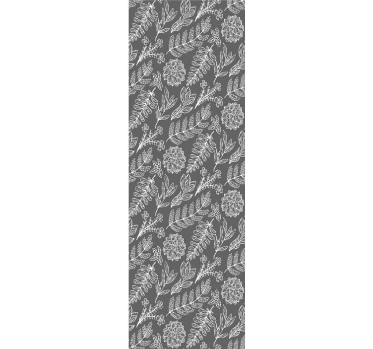 Dining room roller blind french provincial garden design - TenStickers